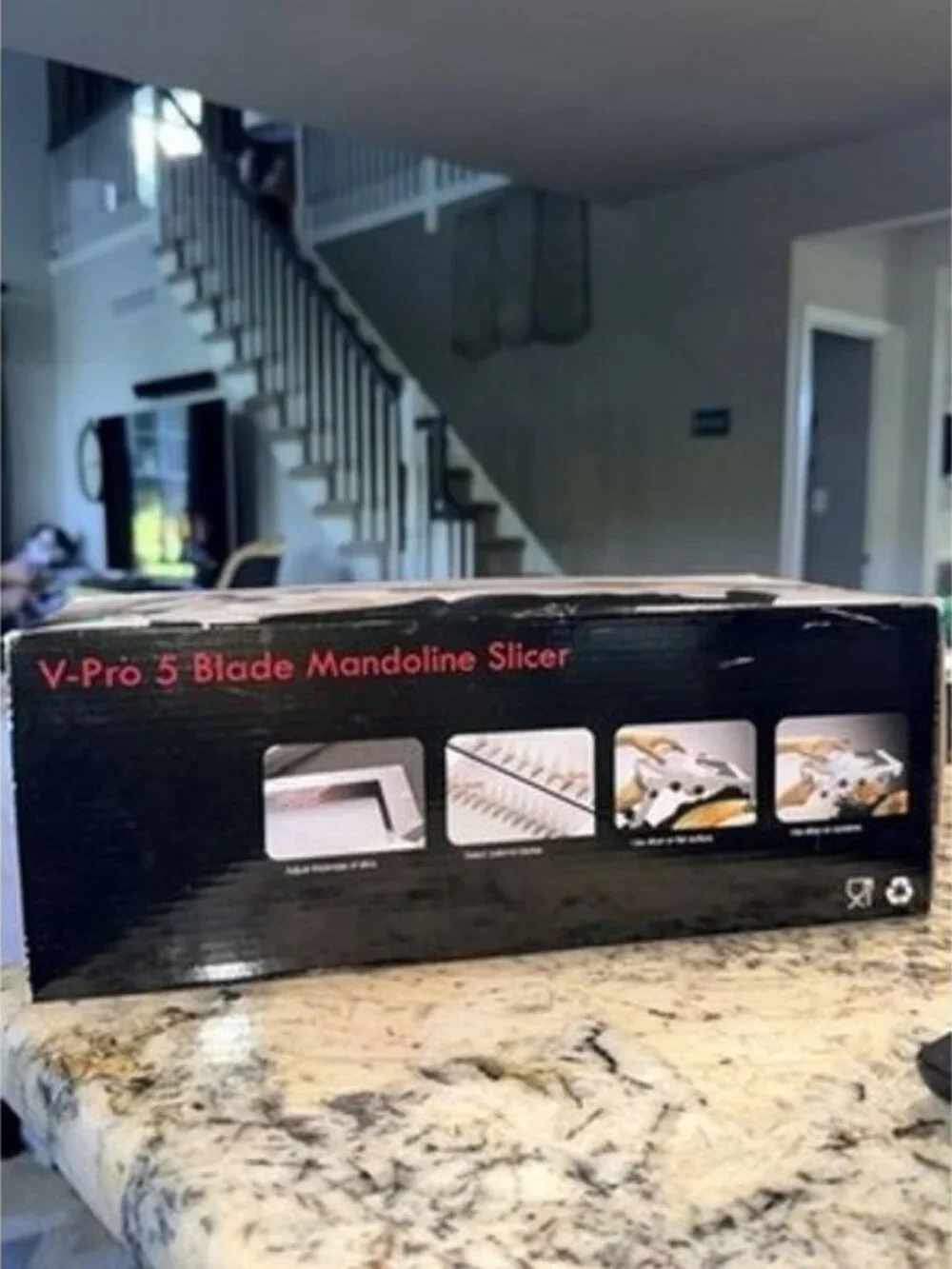 Müeller Austria V-Pro 5 Blade Adjustable Mandoline Cheese/Vegetable Slicer